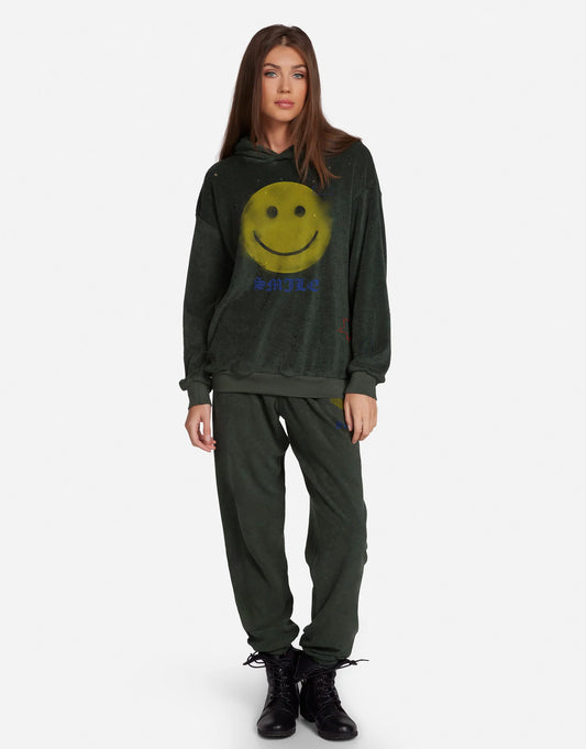 Lauren Moshi - Harmony Happyface Hoodie