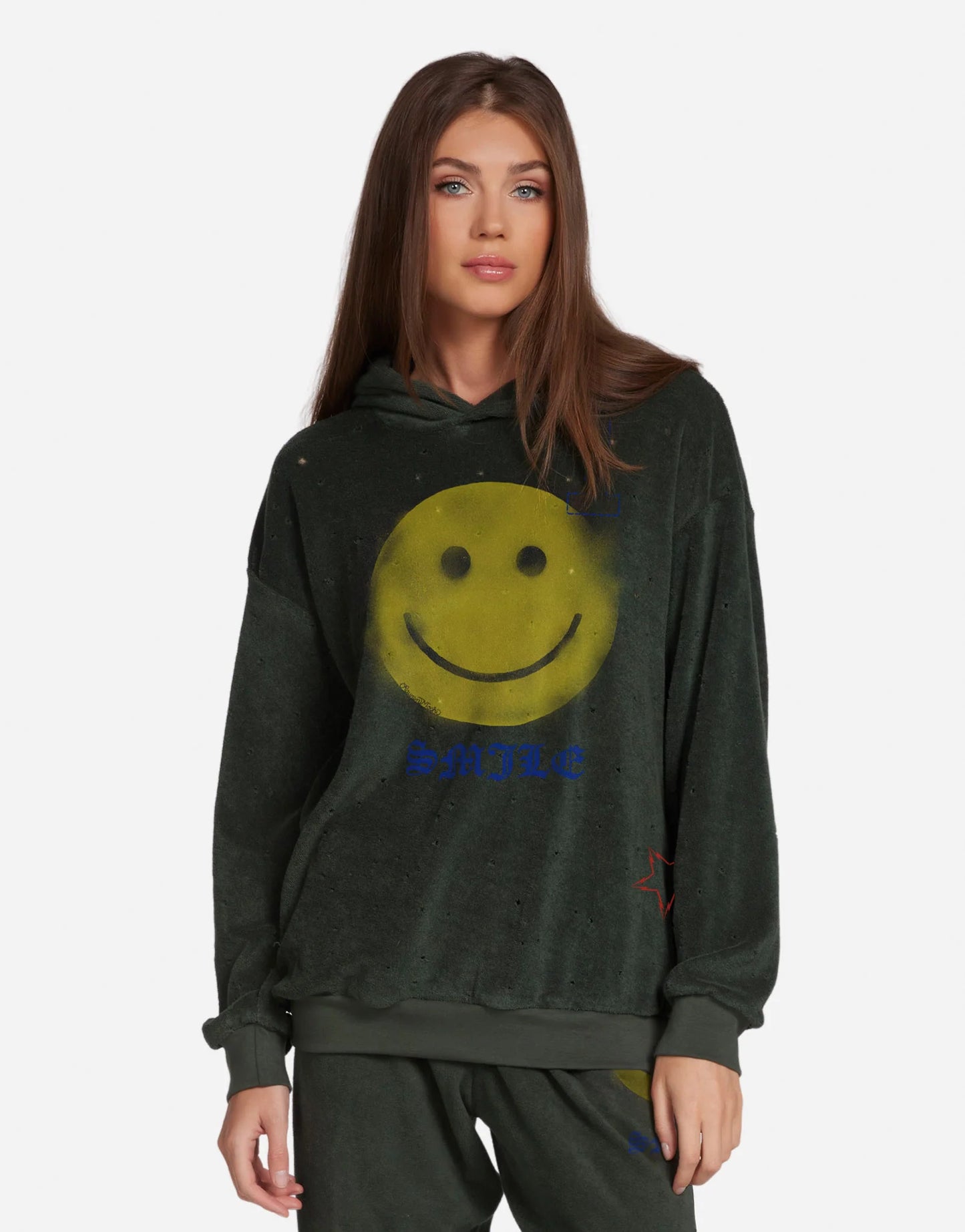 Lauren Moshi - Harmony Happyface Hoodie