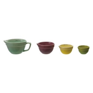 Stoneware Measuring Cup Set