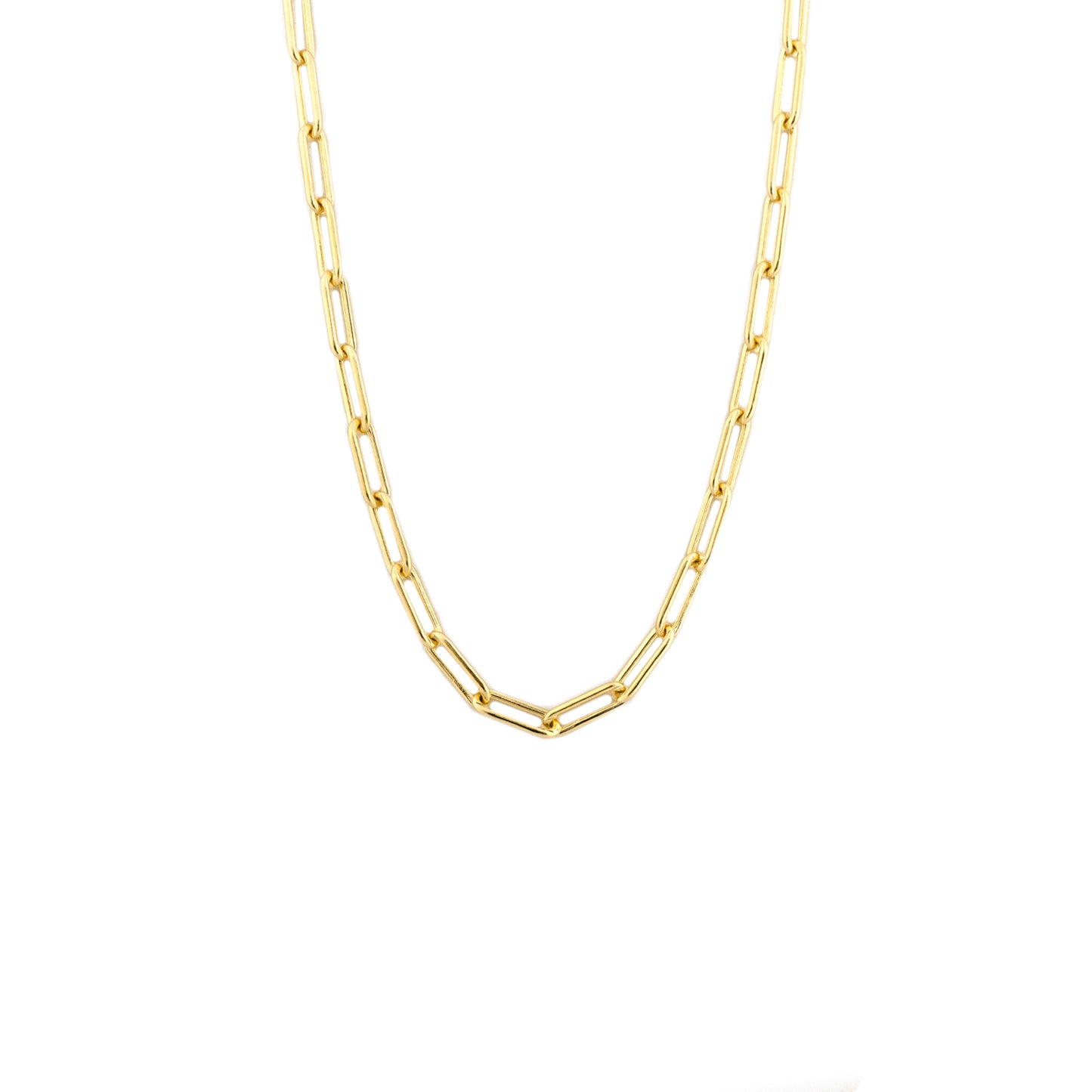 Gold Plated-Sterling Link Chain