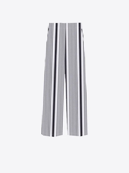 Vilagallo - Black Striped Trousers