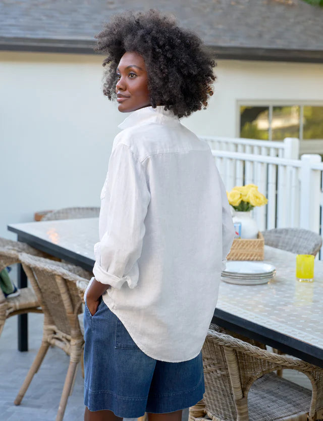 Frank & Eileen - Eileen Linen Blouse