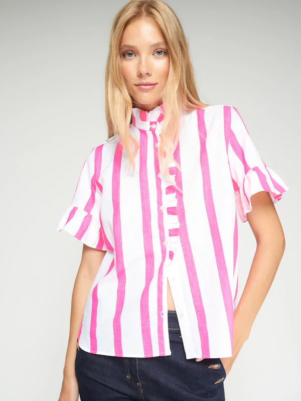 Vilagallo - Pink Striped Shirt