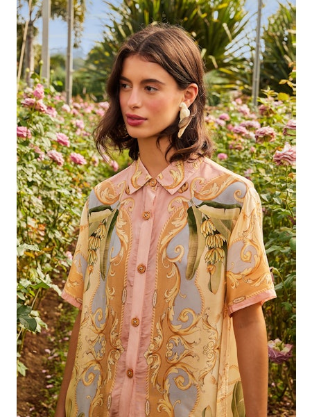 Farm Rio - Banana Royalty Kalendoscope Multicolor Shirt