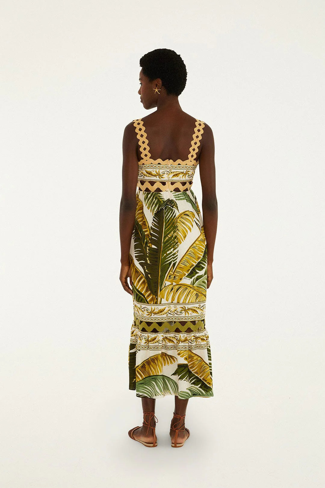 Farm Rio - Trancos Sand Sleeveless Maxi