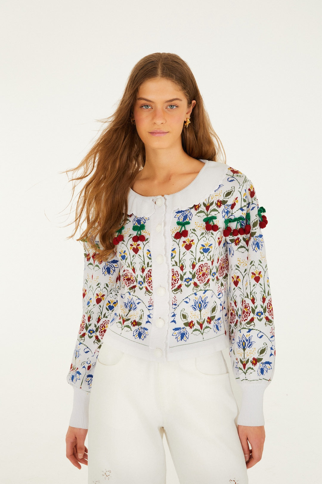 Farm Rio - Stitched Garden Ainika Cardigan