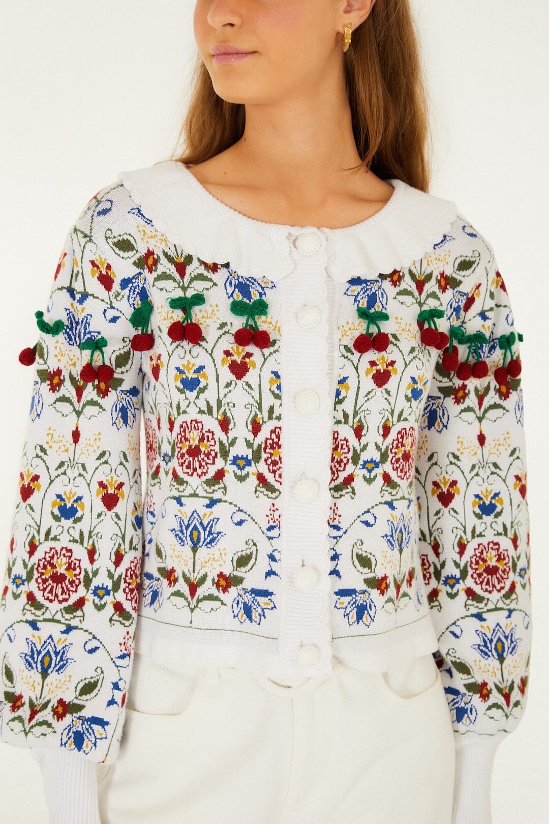 Farm Rio - Stitched Garden Ainika Cardigan