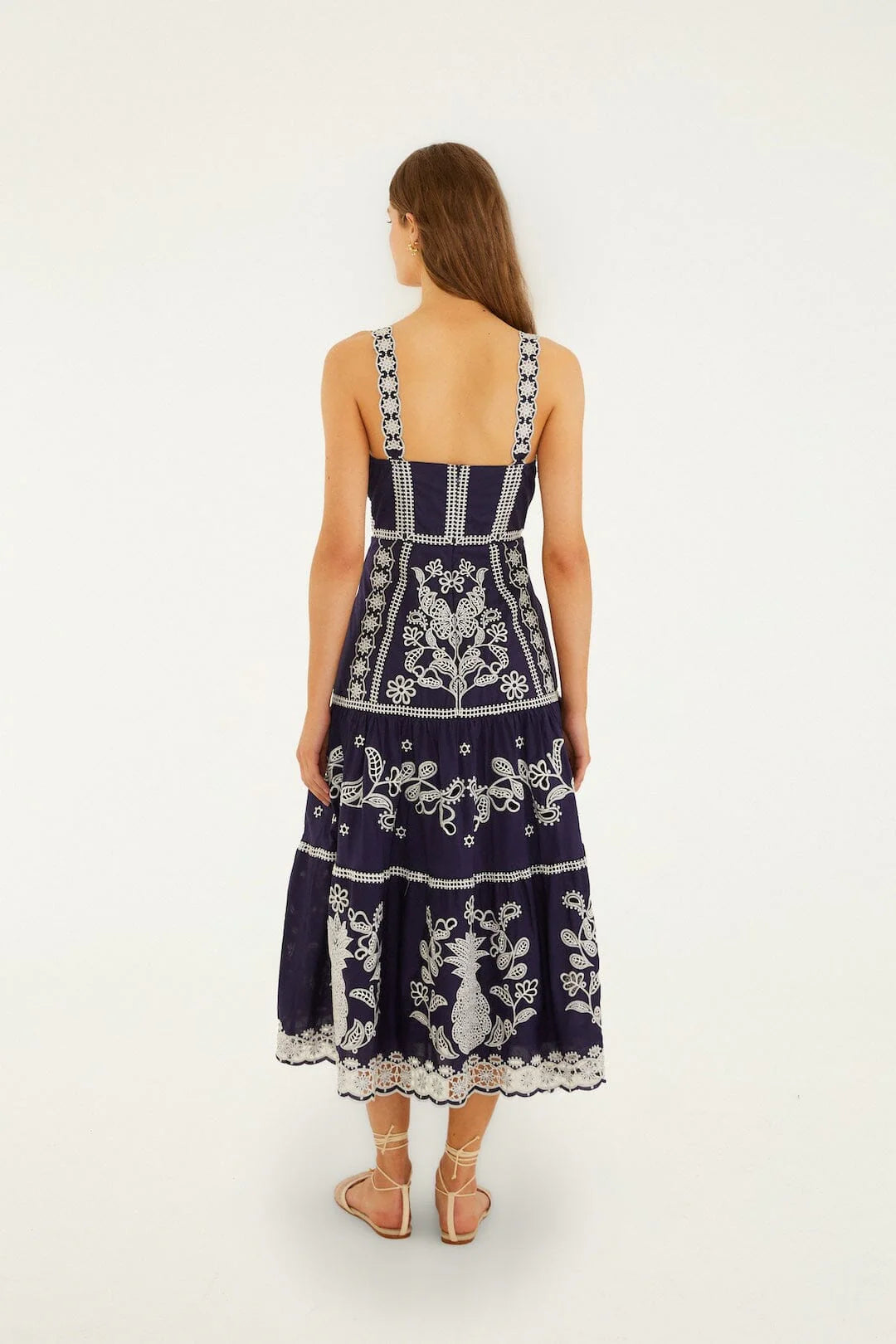 Farm Rio - Richillieu Midi Dress