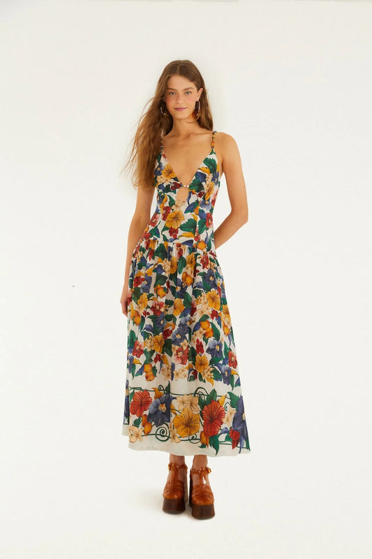 Farm Rio - Tropi Sleeveless Maxi Dress