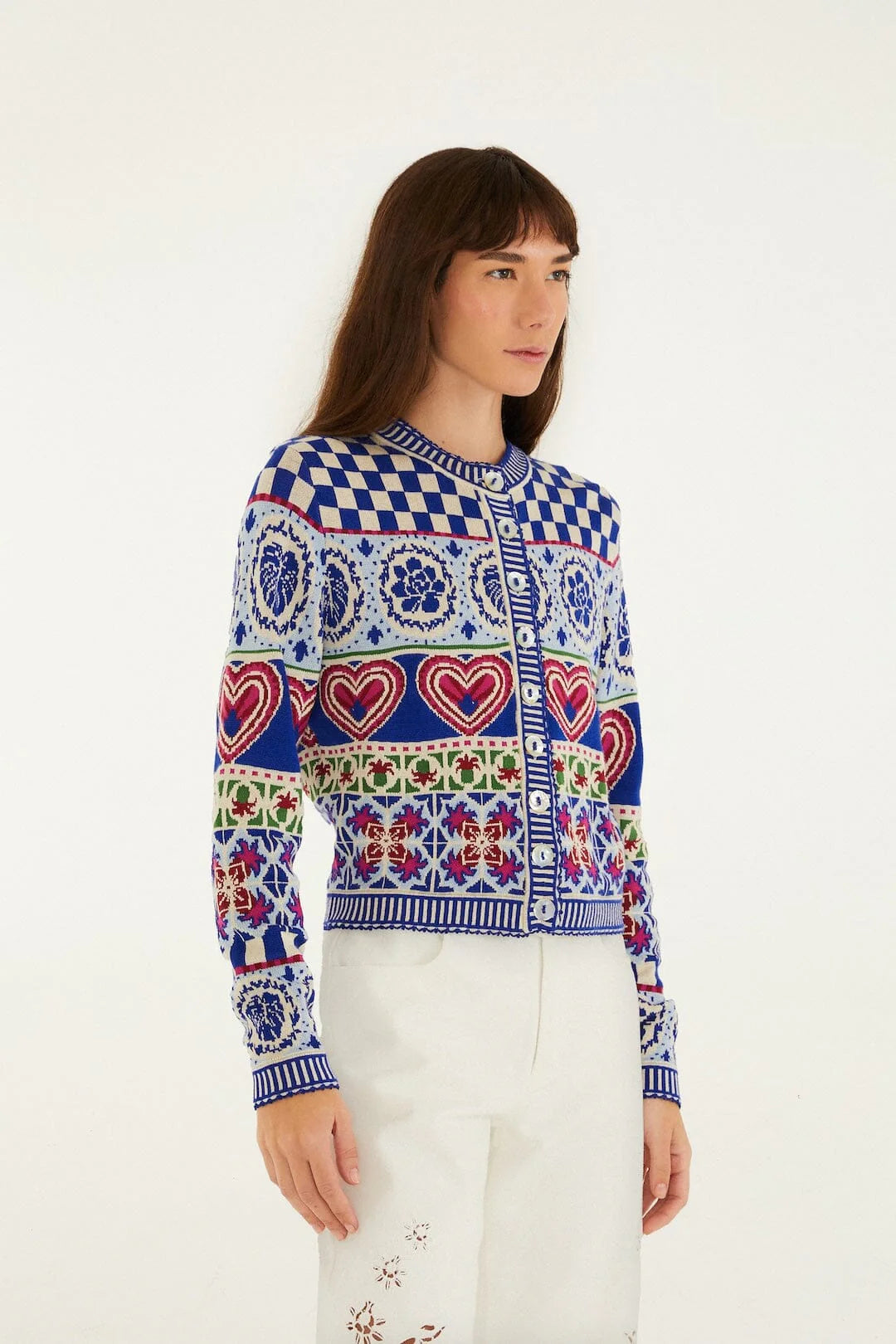 Farm Rio - Rainbow Kaleidoscope Cardigan