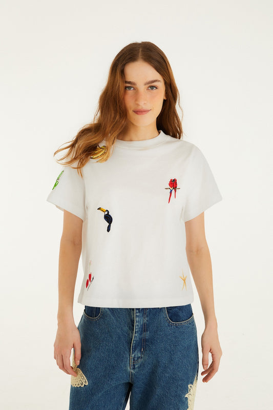 Farm Rio - Cool Day Relaxed T Shirt