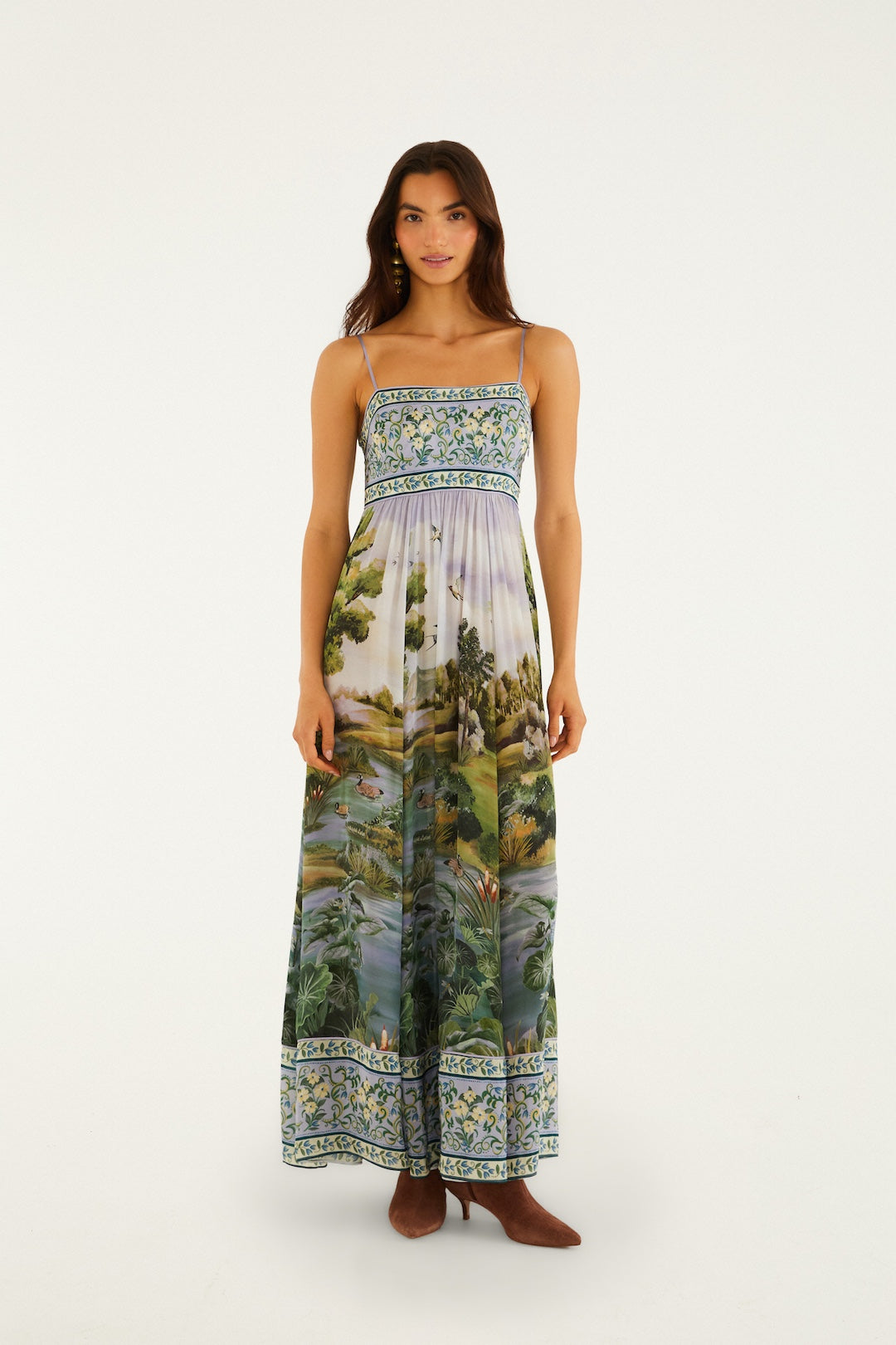 Farm Rio - Countryside Landscape Maxi Dress