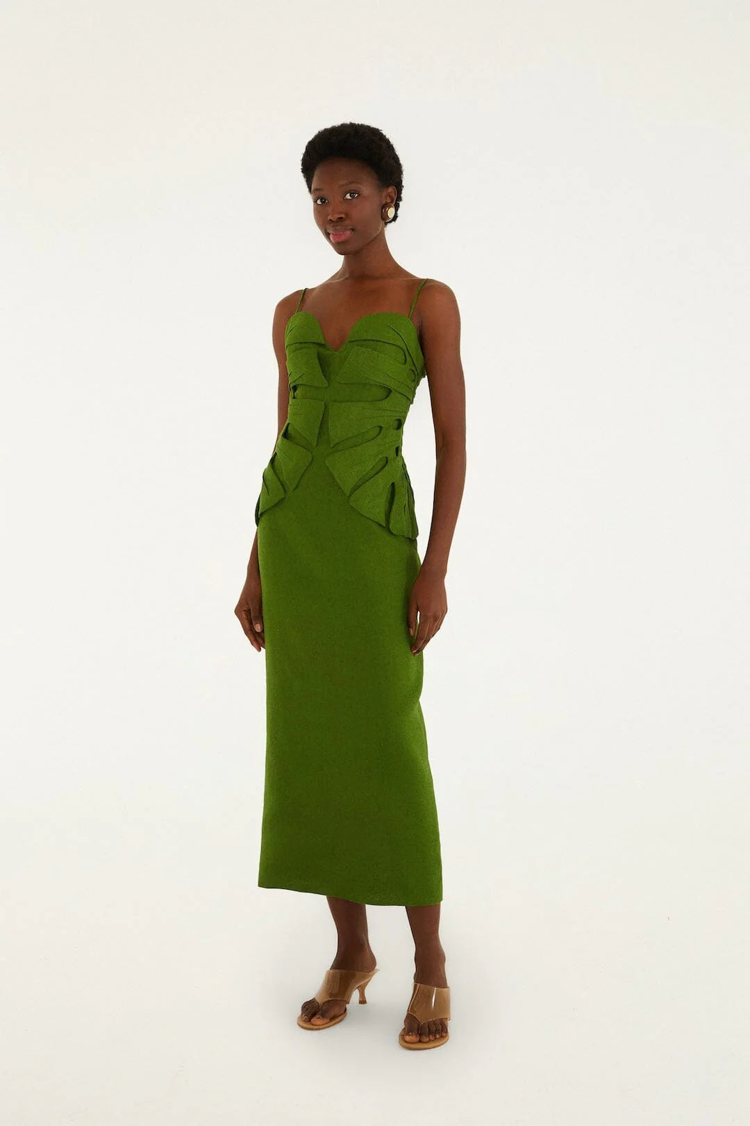 Farm Rio - Monstera Leaf Sleeveless Maxi