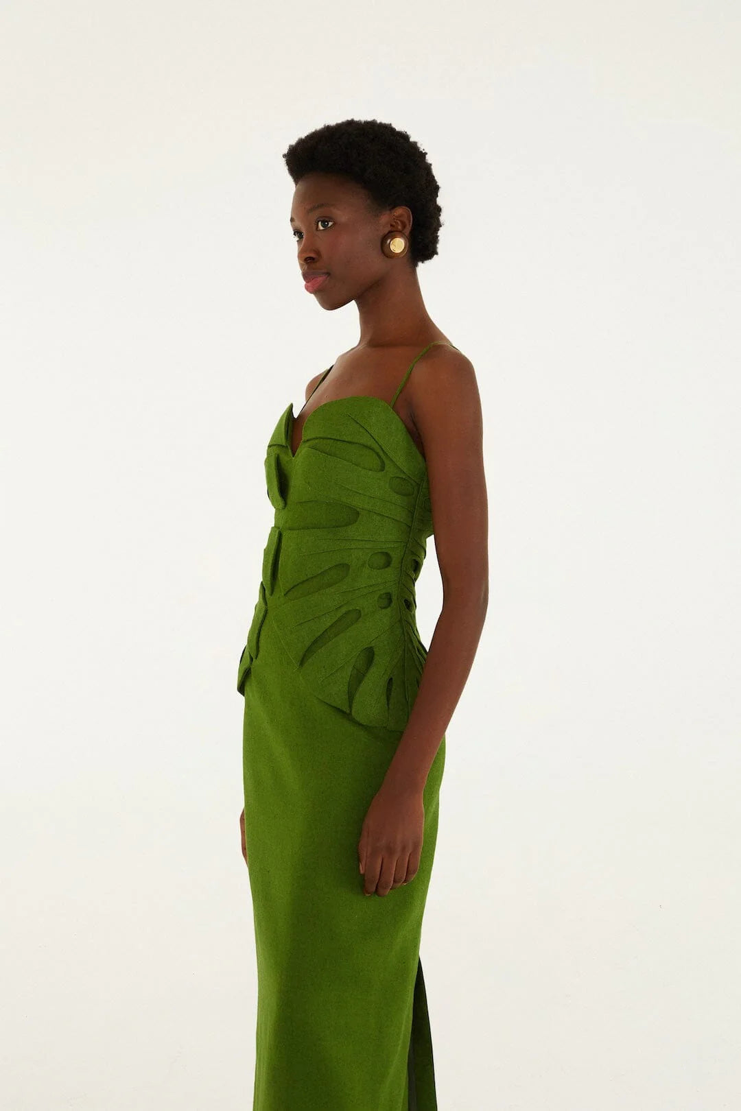 Farm Rio - Monstera Leaf Sleeveless Maxi