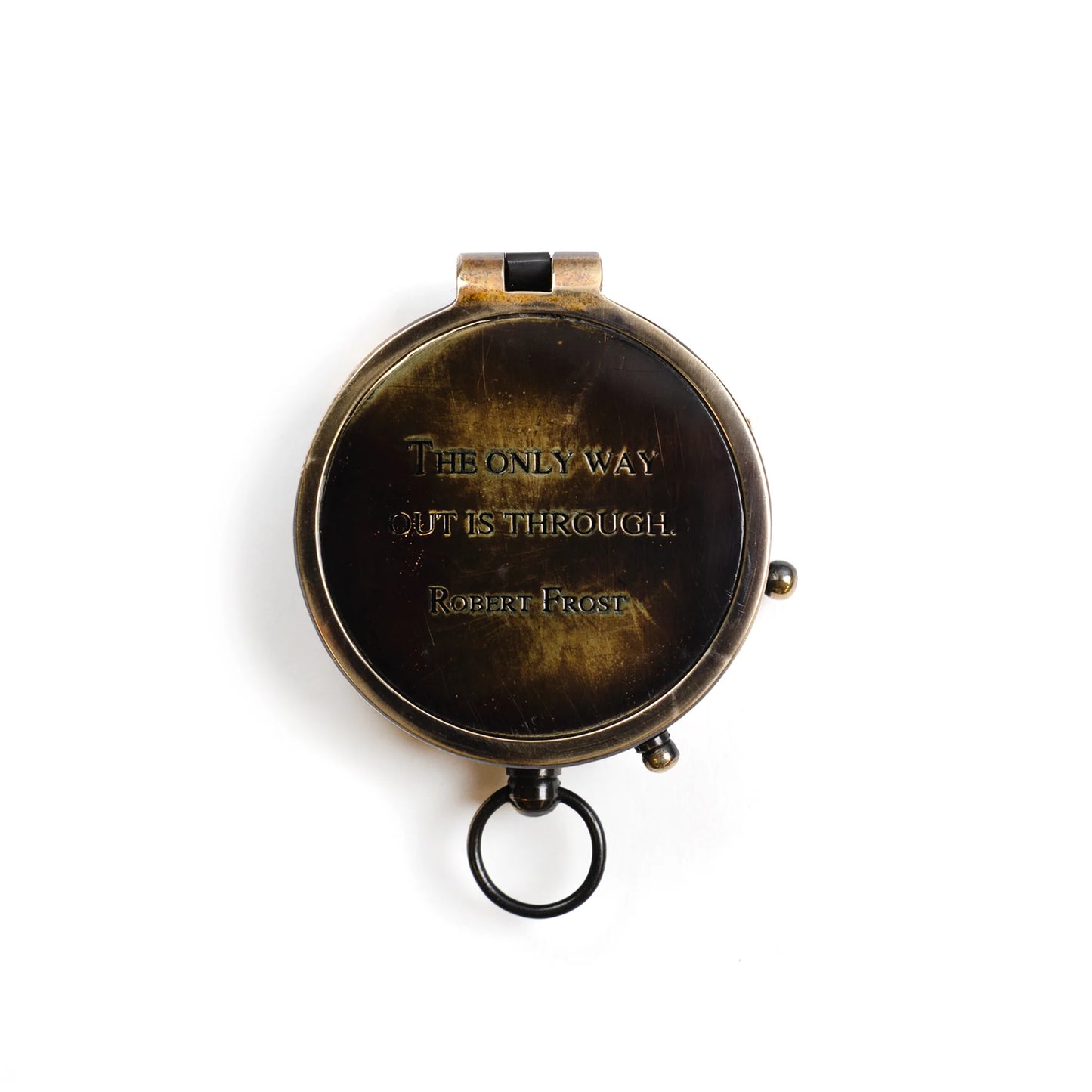 Compass with Leather Pouch