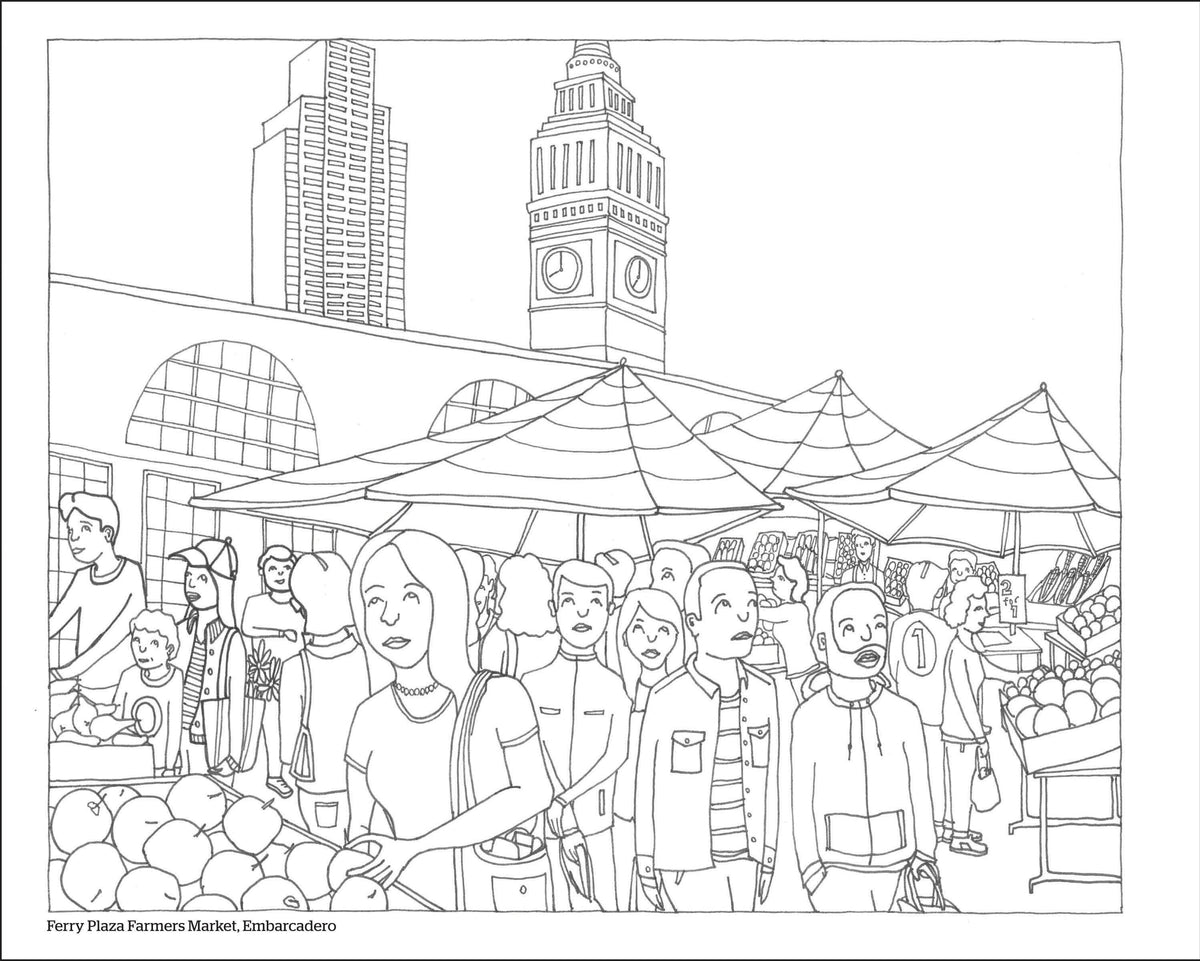 Color this Book: San Francisco