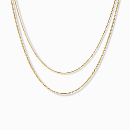 Waterproof Collection -Double Tube Snake Chain