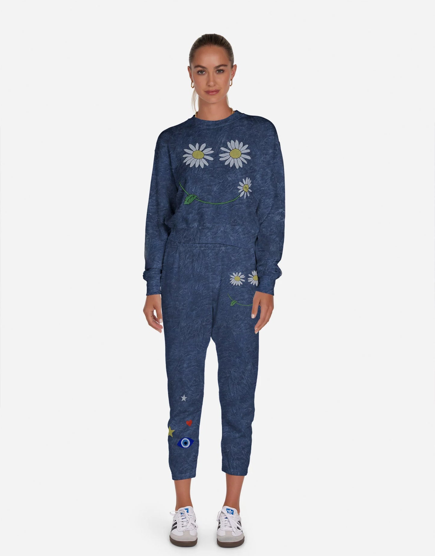 Lauren Moshi - Alana Daisy Happyface Sweatpant
