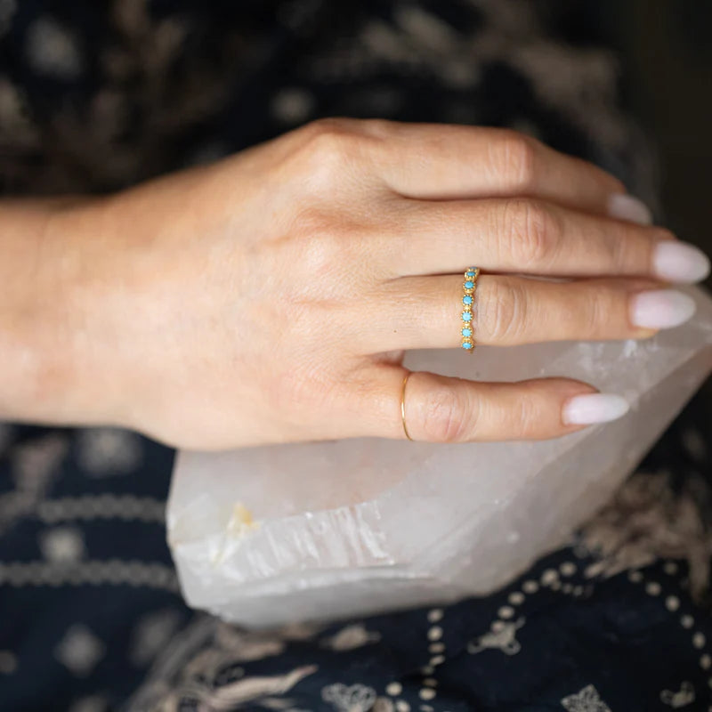 Turquoise Accent Rings