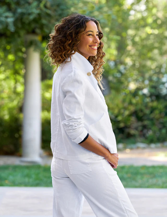Frank & Eileen - Mini Belfast Coat in Linen