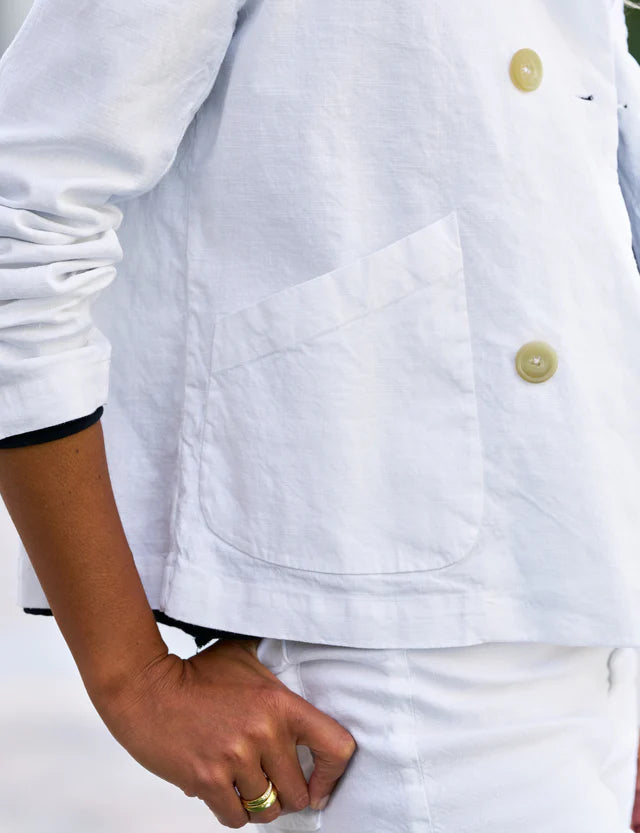 Frank & Eileen - Mini Belfast Coat in Linen