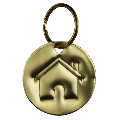 Pressed Brass Keychain