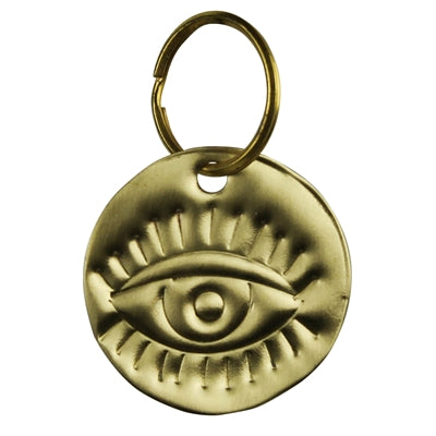 Pressed Brass Keychain