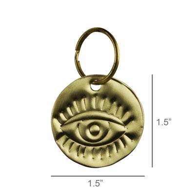 Pressed Brass Keychain