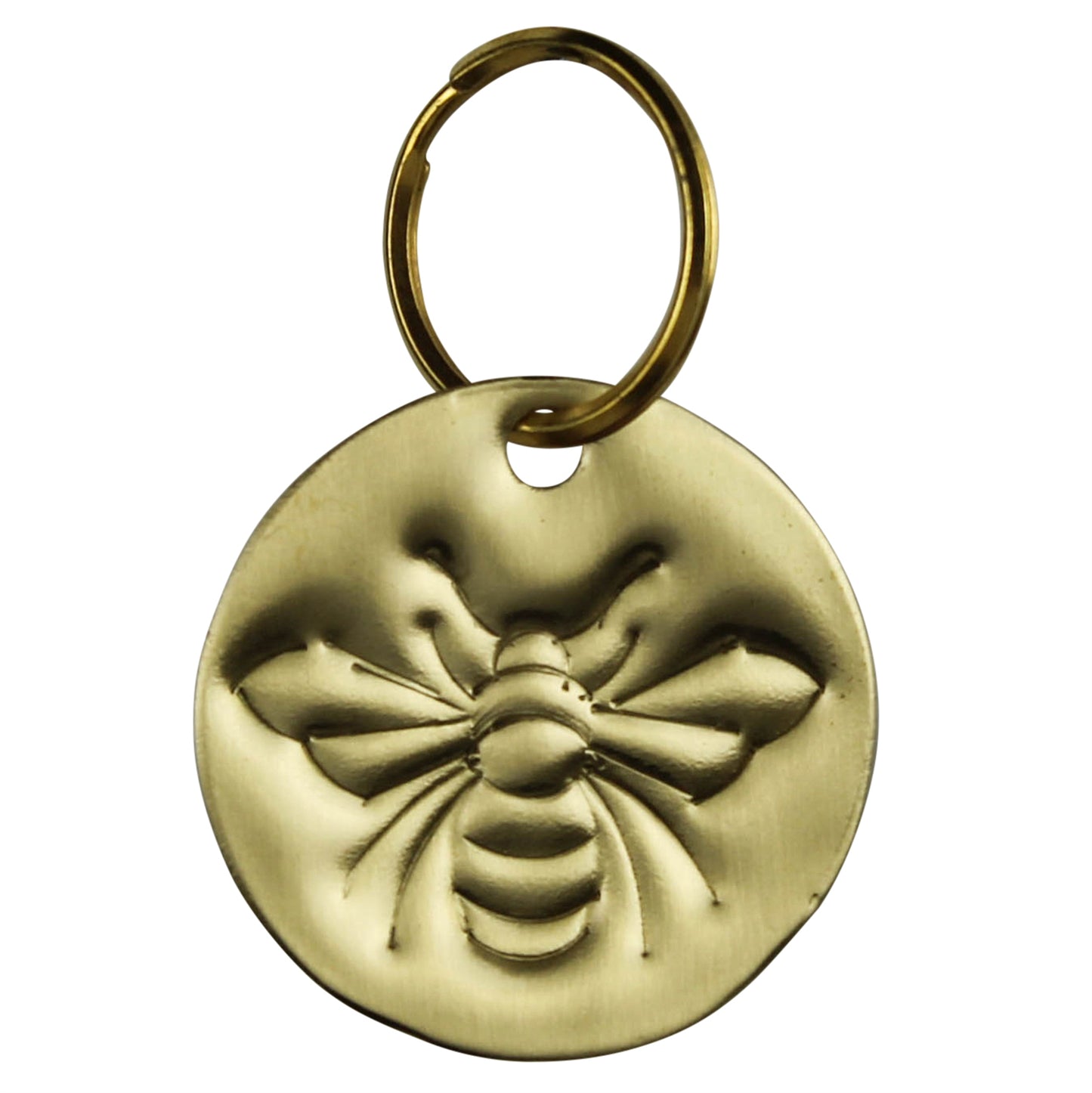 Pressed Brass Keychain