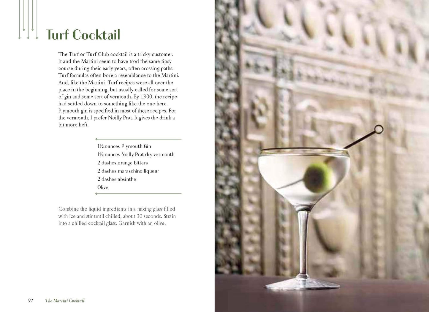 The Martini Cocktail: A Meditation on the World's Greatest Drink, with Recipes by Robert Simonson