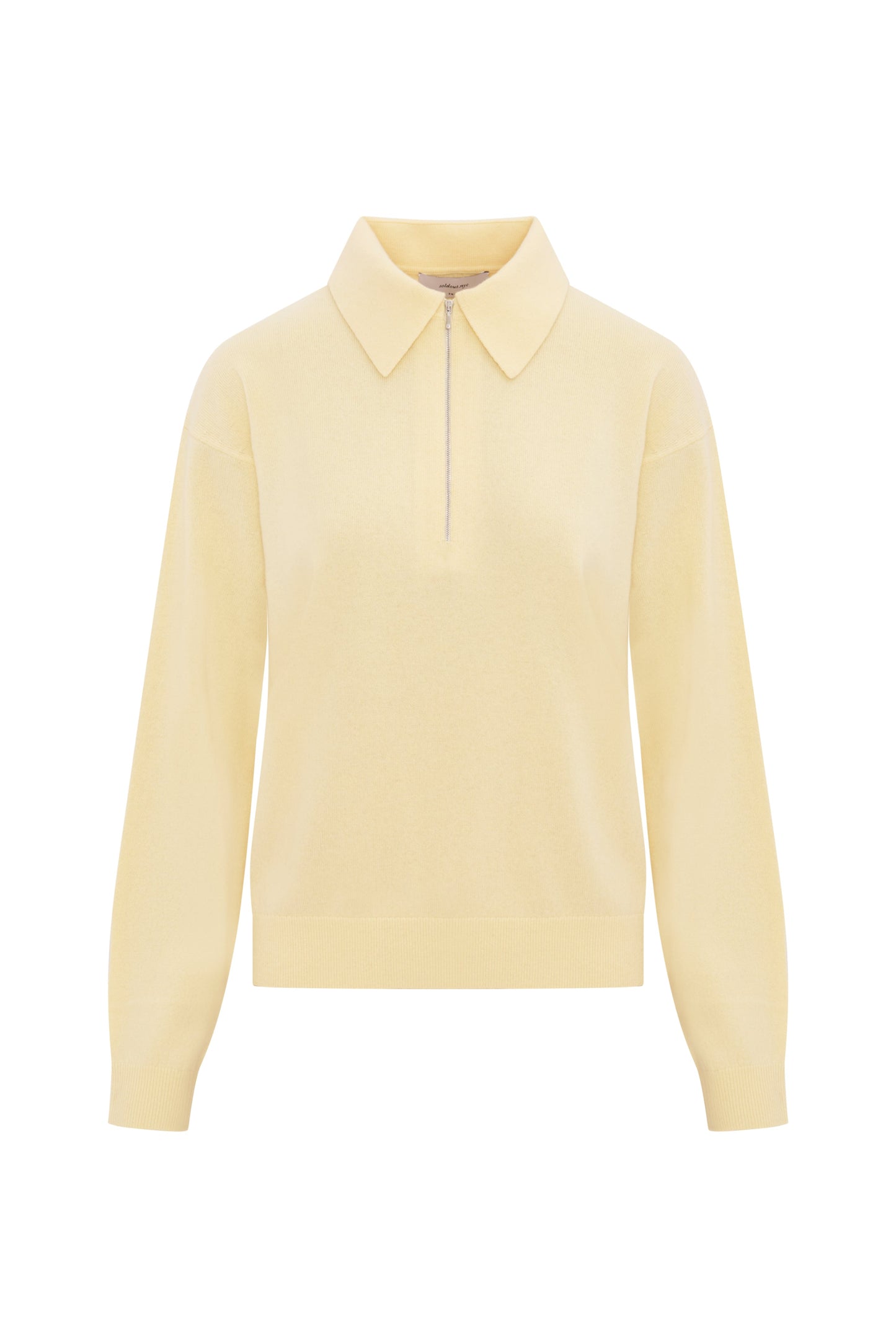 Soldout NYC - The Cashmere Zip Polo