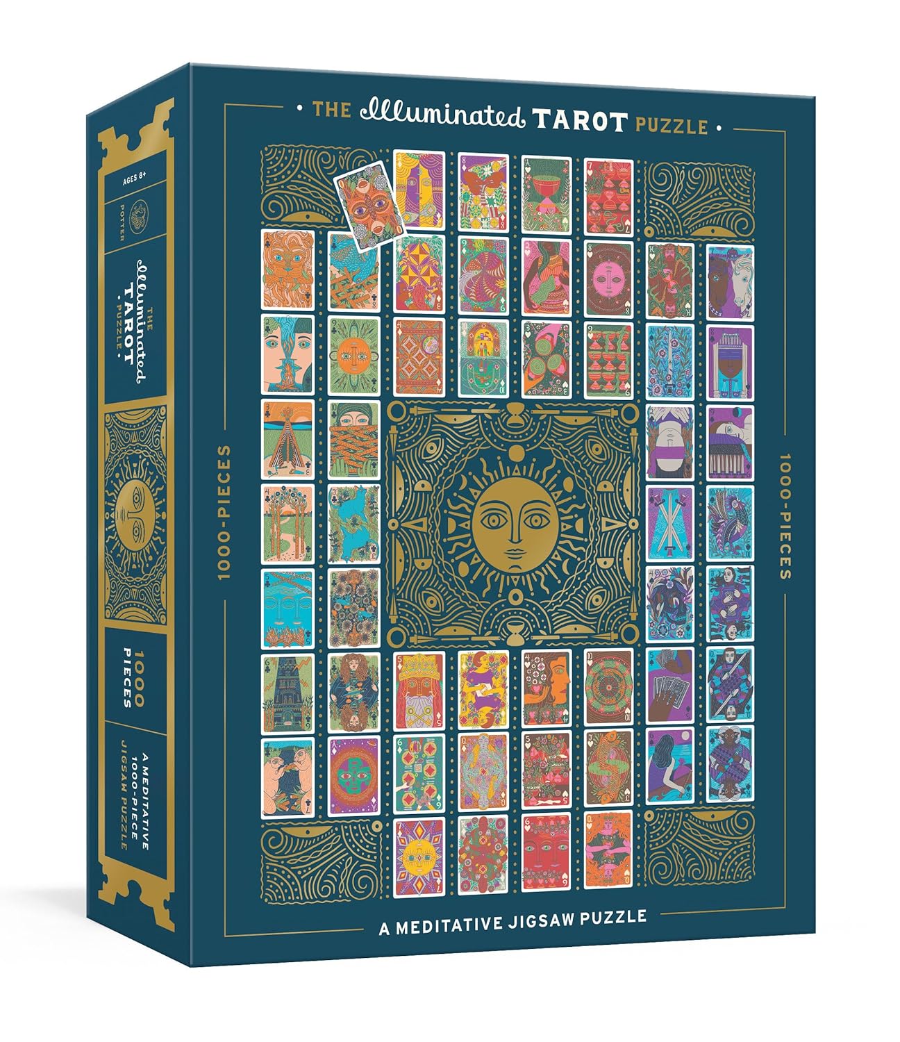 Clarkson Potter The Illuminated Tarot Puzzle: A Meditative 1000-Piece Jigsaw Puzzle: Jigsaw Puzzles for Adults