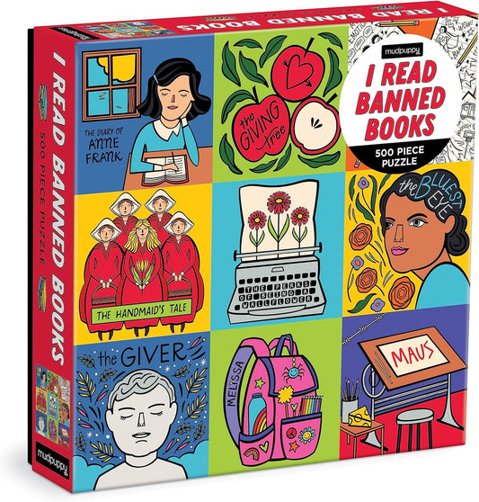 I Read Banned Books – 500 Piece Family Puzzle