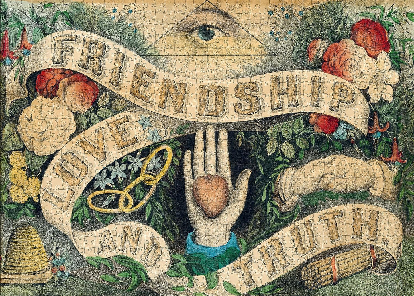John Derian - Friendship, Love, and Truth Puzzle