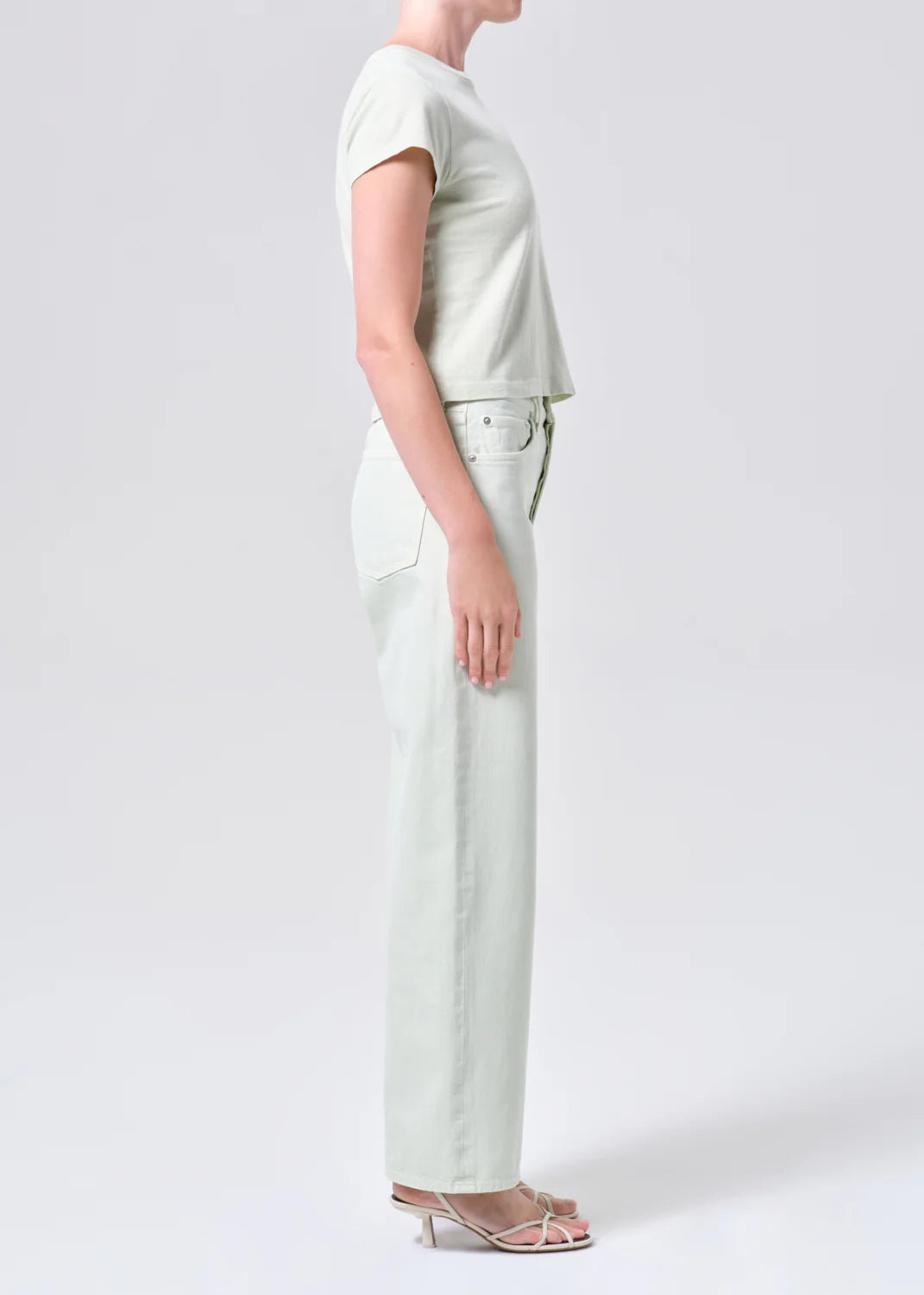 AGOLDE - Arc Jean in Mint Cream