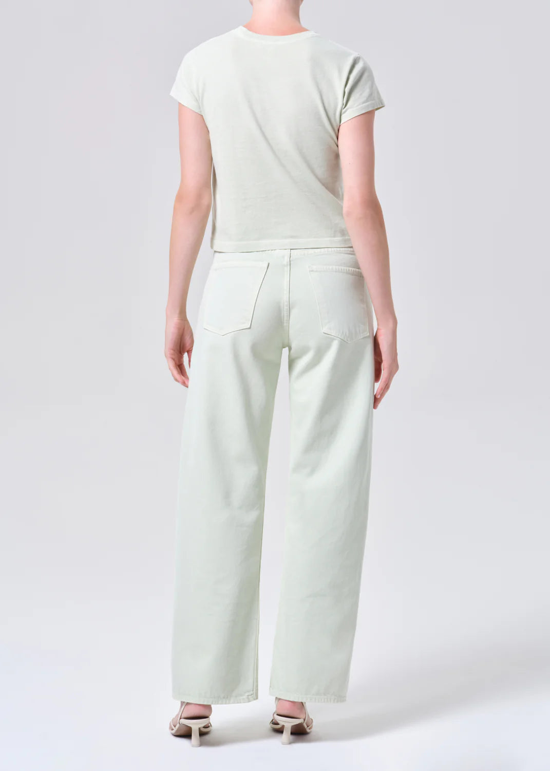 AGOLDE - Arc Jean in Mint Cream