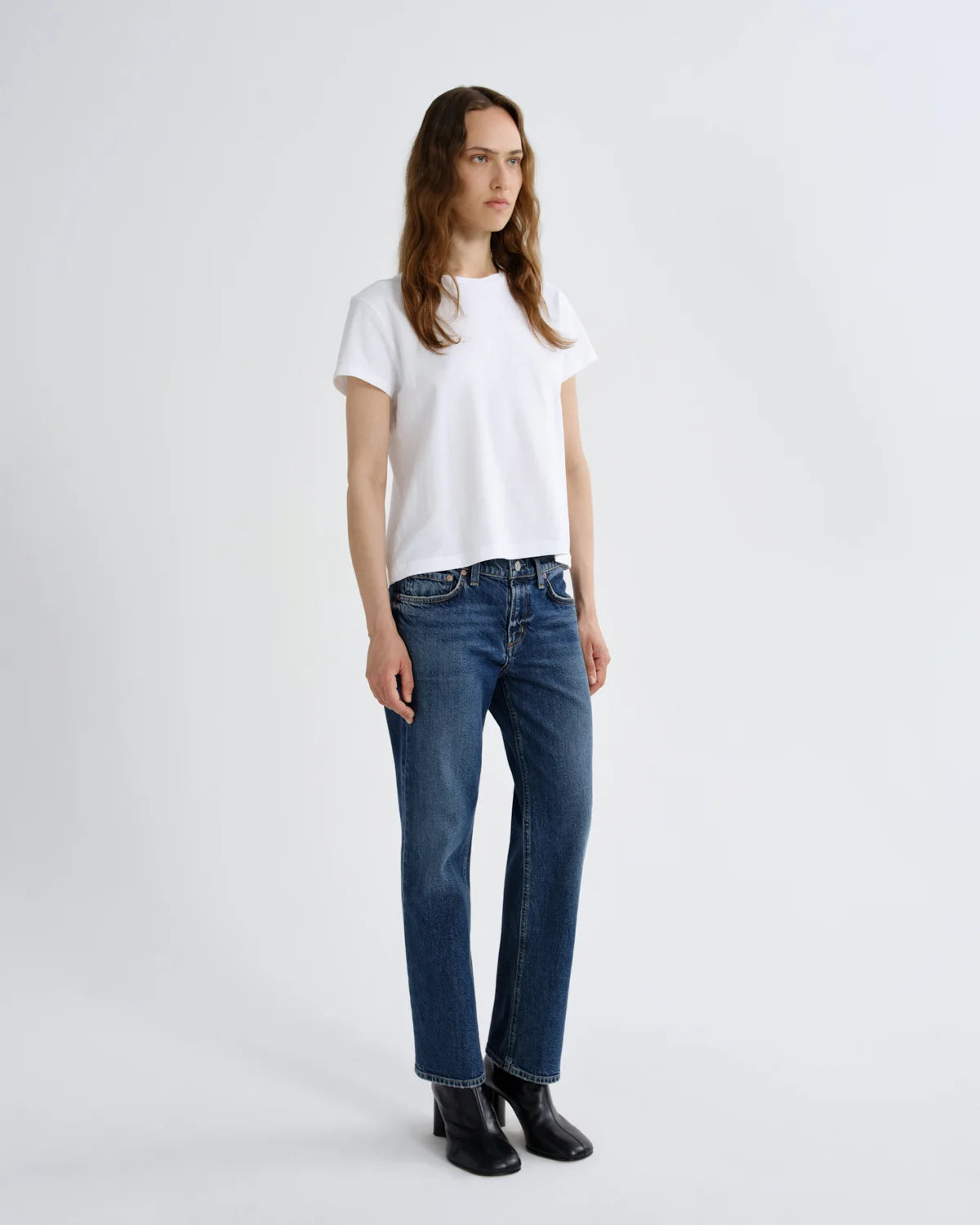 AGOLDE - Stovepipe Jean in Slick