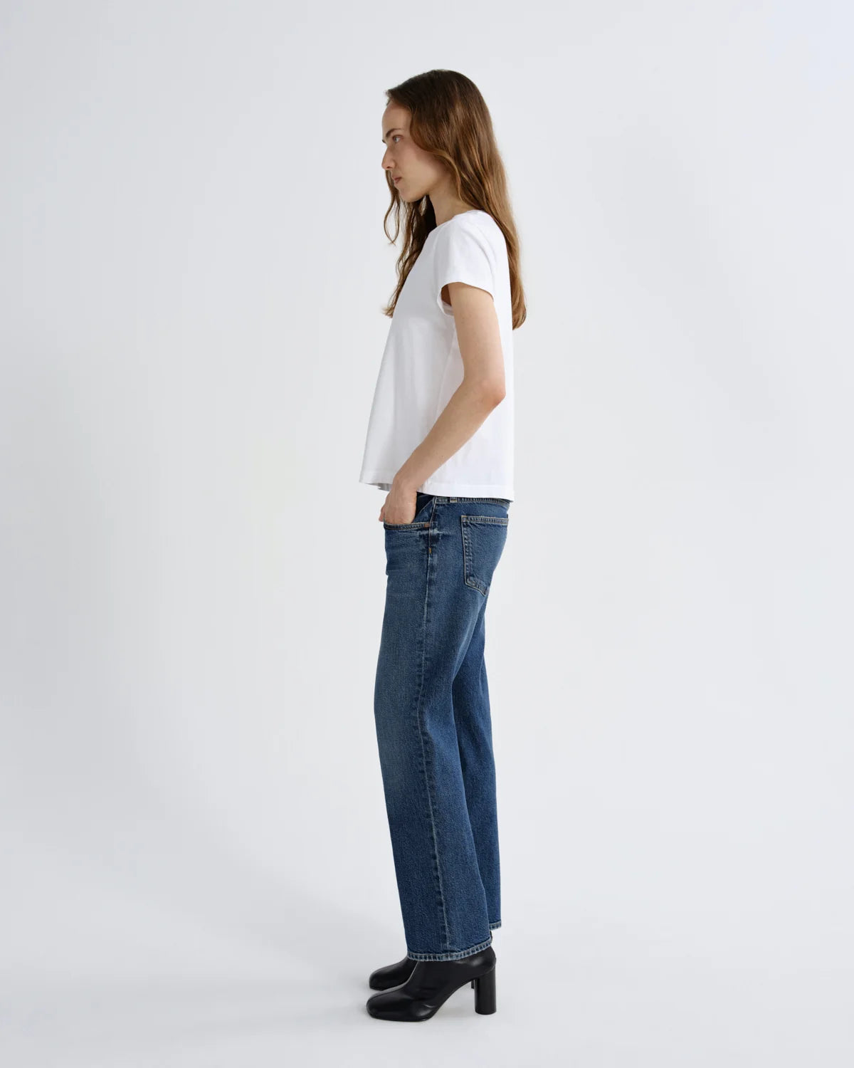 AGOLDE - Stovepipe Jean in Slick