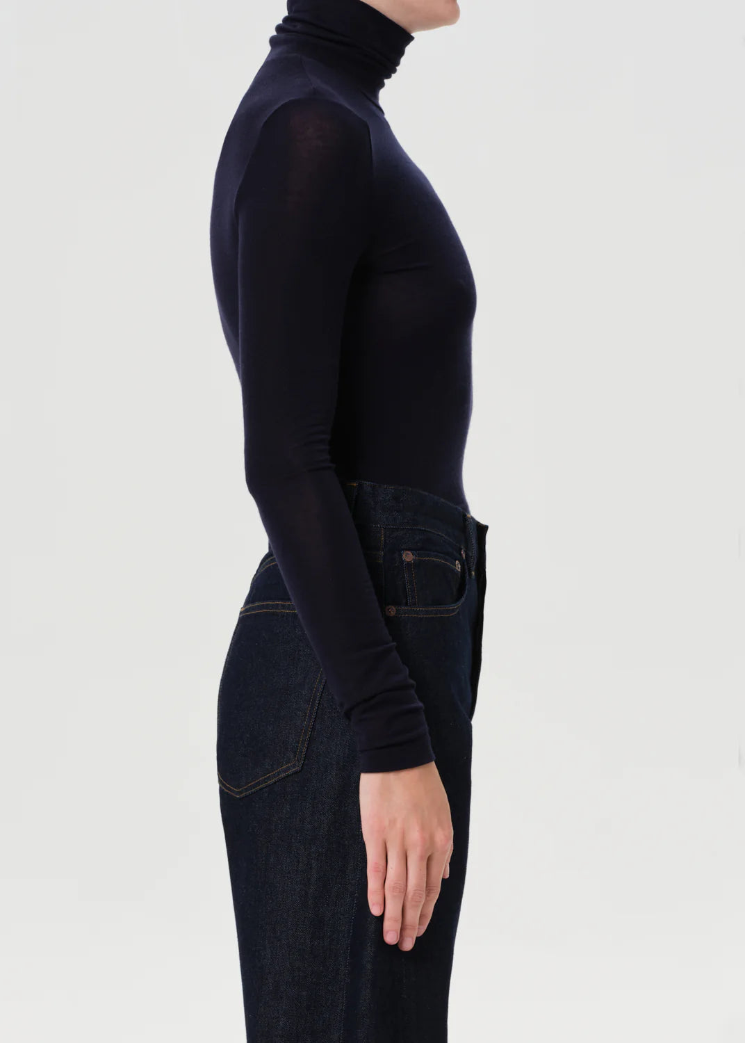 AGOLDE - Pascale Turtleneck Navy