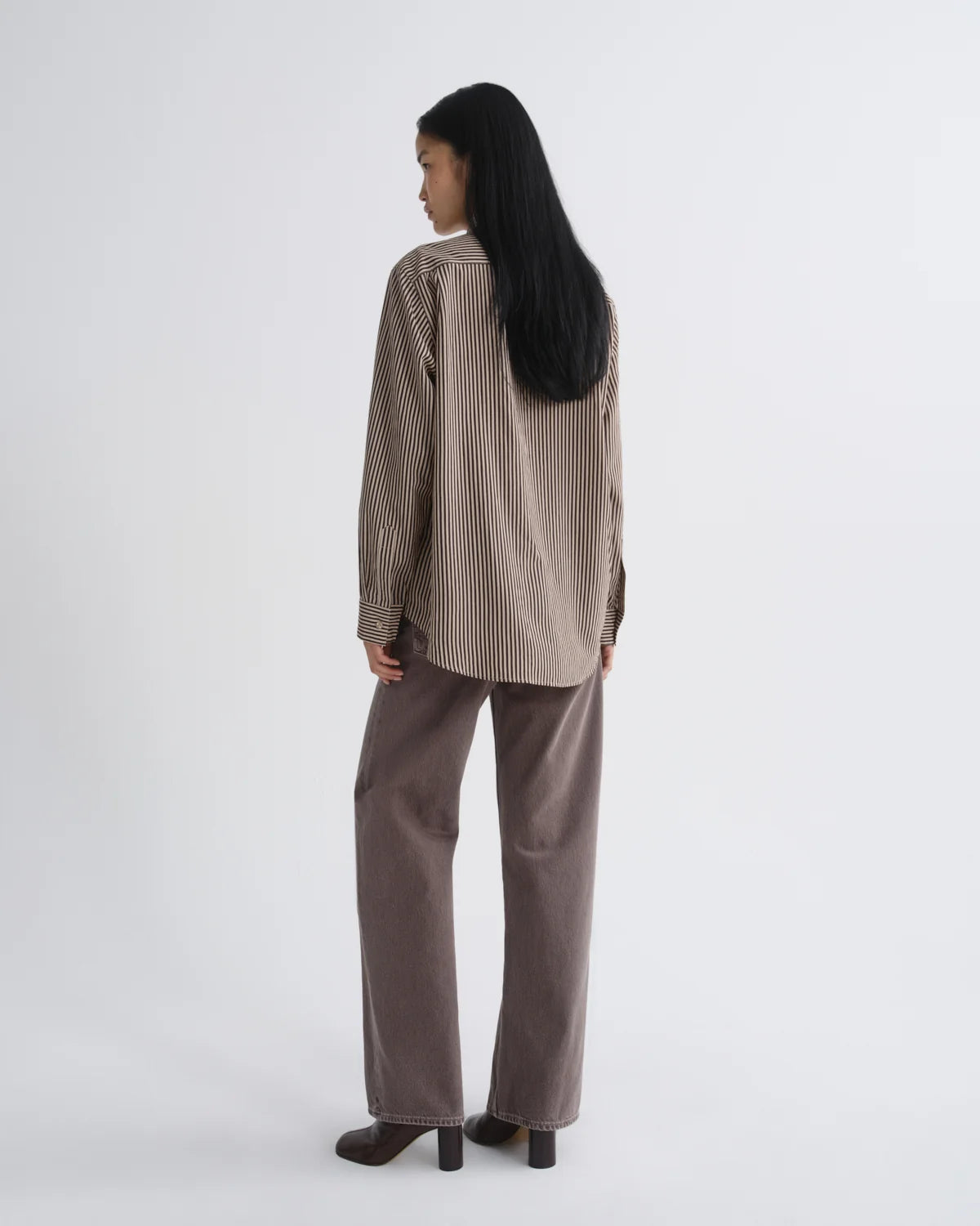 AGOLDE - Aris Shirt in Trace Stripe