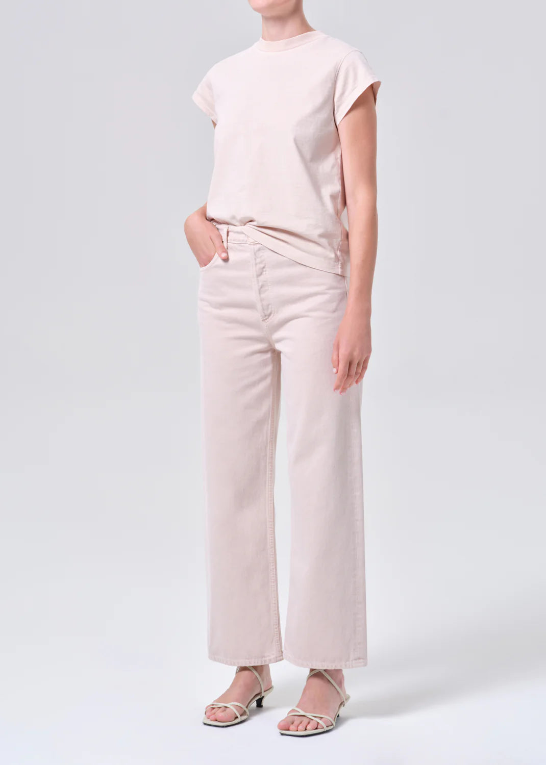 AGOLDE - Bryce Cap Sleeve Tee