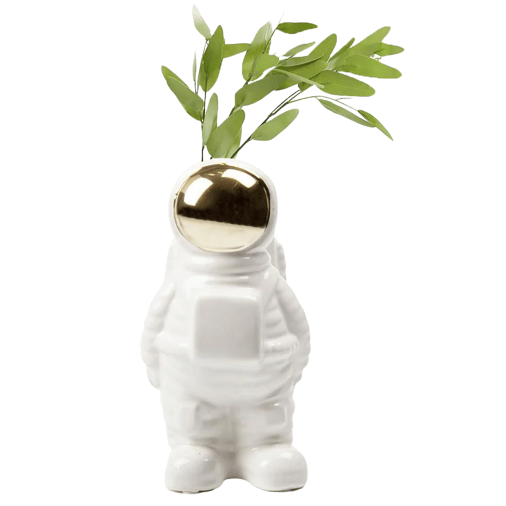 Astronaut Ceramic Unique Flower Vase