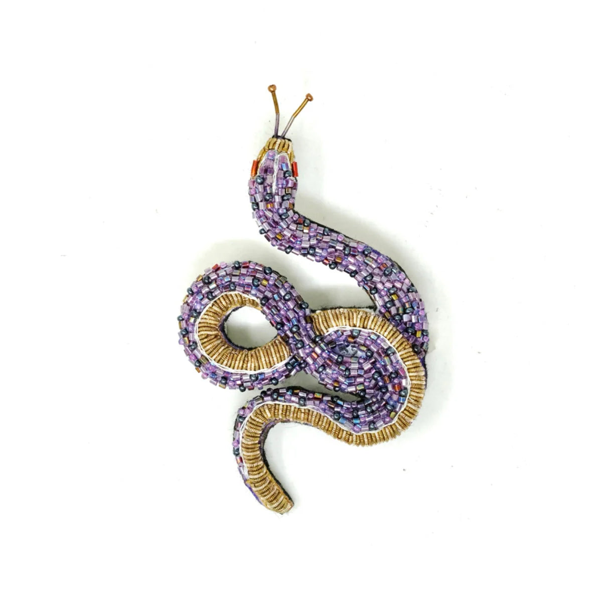 Trovelore Brooch - Amethyst Snake