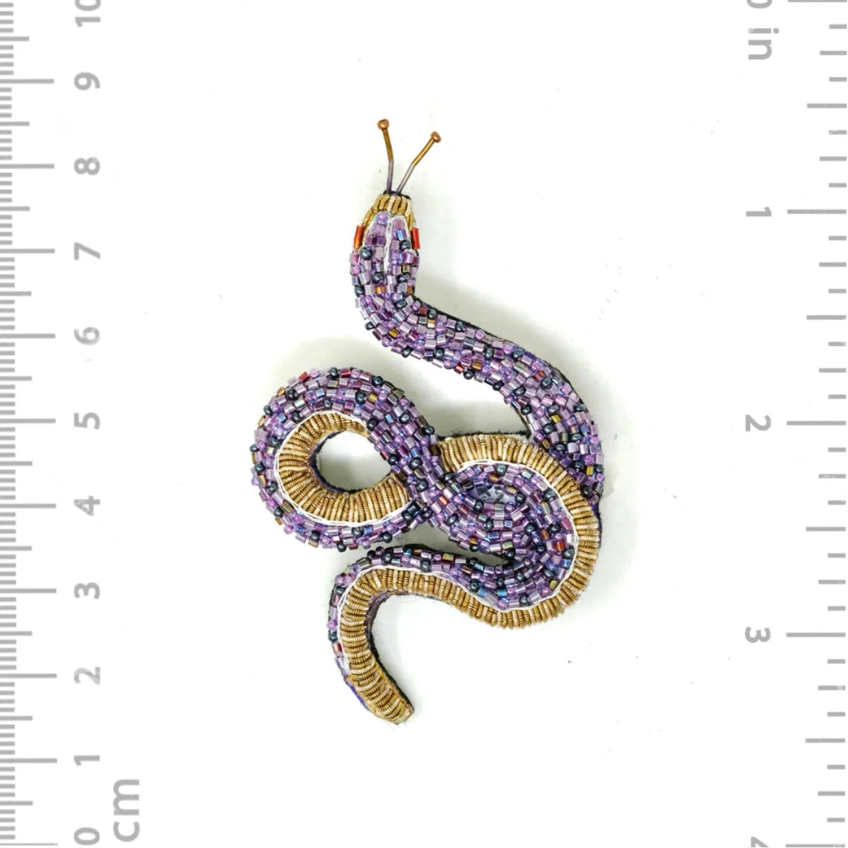 Trovelore Brooch - Amethyst Snake