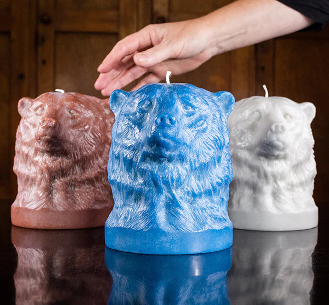 Candle Animal Head Bear
