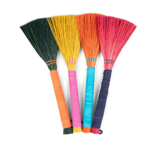 Tall Handle Seagrass Brushes