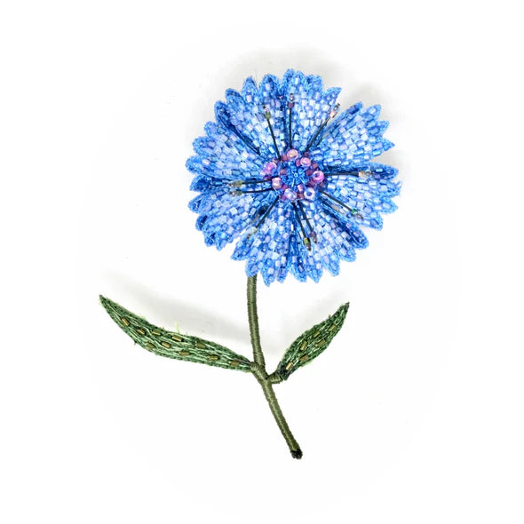 Trovelore Brooch - Blue Bottleflower