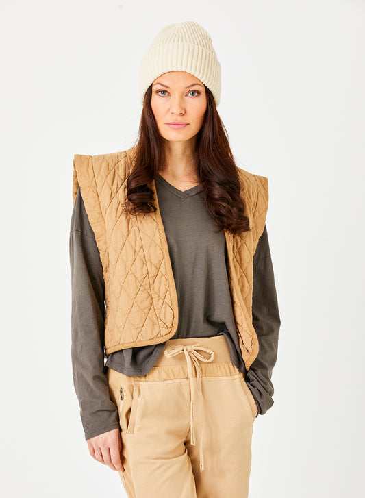 Caleb Qulted Short Waistcoat