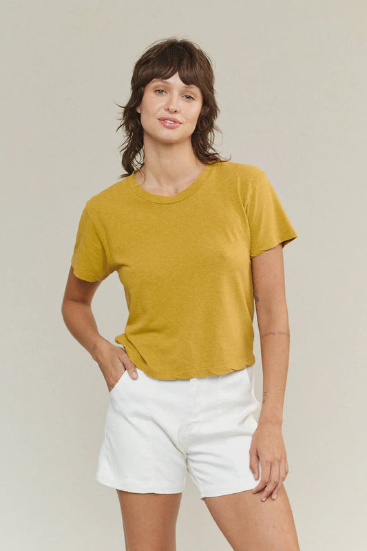 Jungmaven - Cropped Lorel Tee