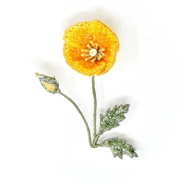 Trovelore Brooch - California Golden Poppy